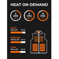 Clothing-ORORO-Men-s-Heated-Vest-with-Battery-Pack-Neutral-Black-Size-L-Chest-130-1CM-Sleeve-length-94-5CM-9