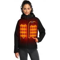 Clothing-ORORO-Women-s-Slim-Fit-Heated-Jacket-with-Battery-Pack-and-Detachable-Hood-Neutral-Black-Size-M-Bust-116-1CM-11