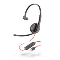 Poly Blackwire 3210 Wired Over-the-head Mono Headset (209744-201)