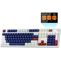 LTC NB-1041 Pro Mechanical Keyboard, RGB, 2.4 GHz/BT/Wired, Red Switches, Blue, Mixed Color, LCD Panel