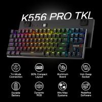 Keyboards-Redragon-K556-PRO-TKL-Wireless-RGB-80-87-Keys-BT-2-4Ghz-Tri-Mode-Mechanical-Keyboard-Gaming-Hot-Swap-Sockets-Noise-Absorbing-Form-Red-Switch-2