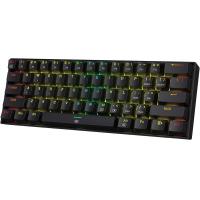 Redragon K630 Dragonborn 60% Wired RGB Gaming Keyboard, 61 Keys Compact Mechanical Keyboard with Linear Red Switch, Pro Driver Support, Black