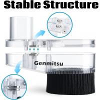 Laser-Engravers-Genmitsu-65mm-69mm-CNC-Dust-Shoe-Compatible-with-Most-65mm-69mm-Spindle-Motor-Compact-Router-Hose-Adapter-Inner-Diameter-38mm-1-5-Transparent-3