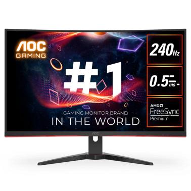 AOC 31.5in FHD 240Hz FreeSync Curved Gaming Monitor (C32G2ZE
