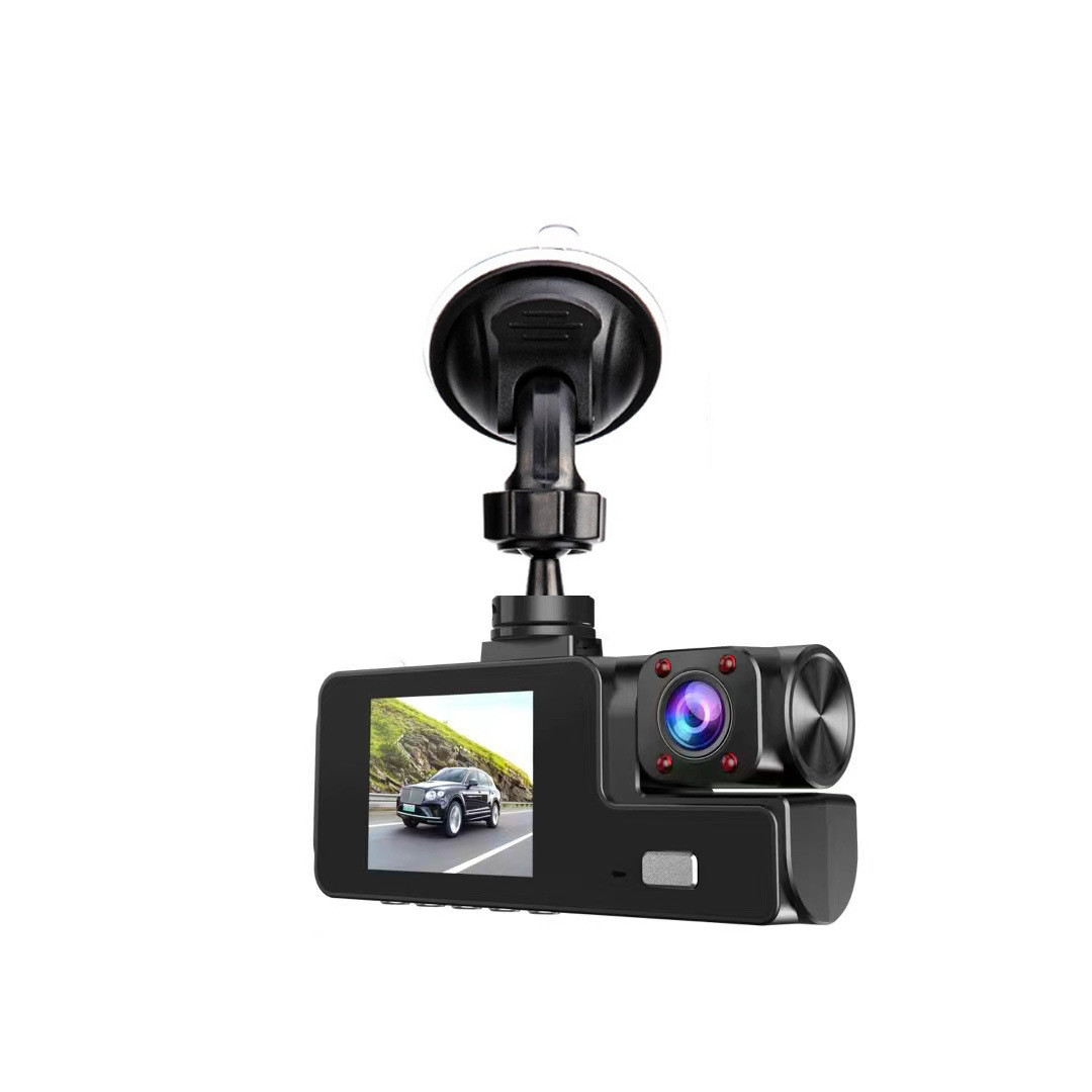 Channel Car DVR Three Way Dash Cam Inside Vehicle Camera DVRs Recorder  FHD 1080P Video Mini Registrator Dashcam Camcorder A22