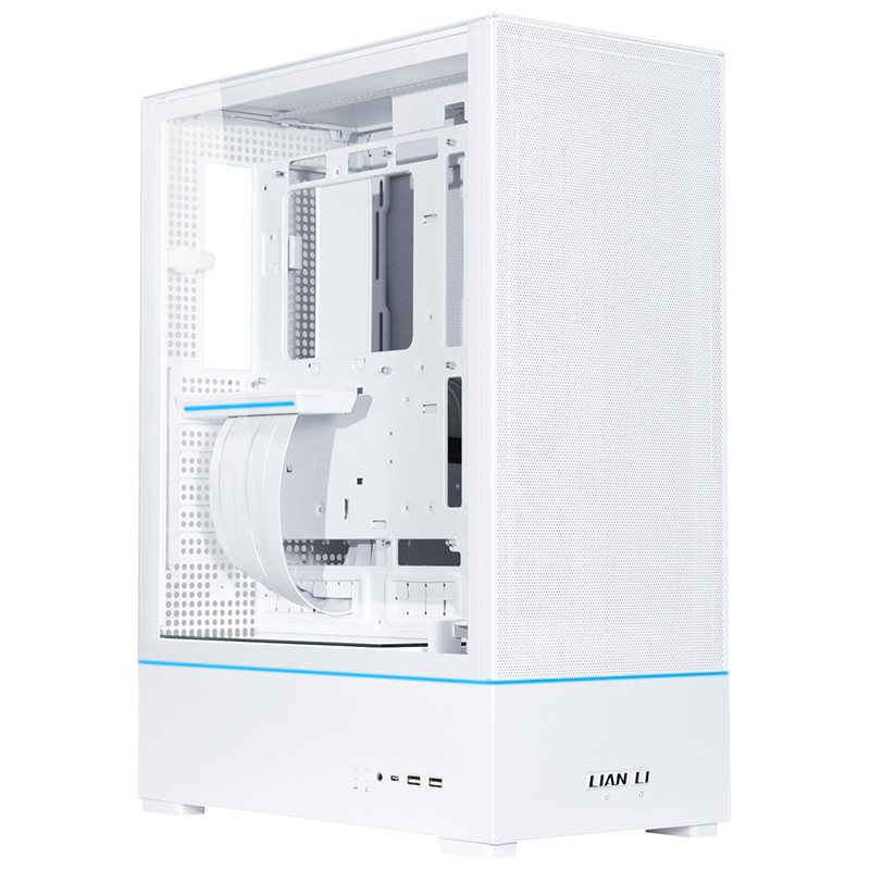 Lian Li SUP01 TG Small Tower ATX Case - White (SUP01W)