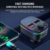 Car-Chargers-USB-Car-Charger-Quick-Charge-Bluetooth-5-3-FM-Transmitter-USB-Type-C-20W-Car-Fast-Charging-7