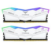Team 32GB (2x16GB) FF4D532G6400HC40BDC01 T-Force Delta RGB White CL40 6400MHz DDR5 RAM