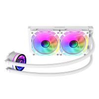 Water-Cooling-GameMax-IecChill-240V-White-Liquid-CPU-Cooler-240mm-Addressable-RGB-PWM-Pump-Fans-250W-TDP-AIO-Water-Cooler-15