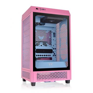 Thermaltake Tower 200 Mini TG Mini-ITX Case - Bubble Pink (CA-1X9-00SAWN-00) - OPENED BOX 90178