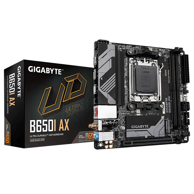 Gigabyte B650I AX AM5 m-ITX Motherboard (B650I AX)