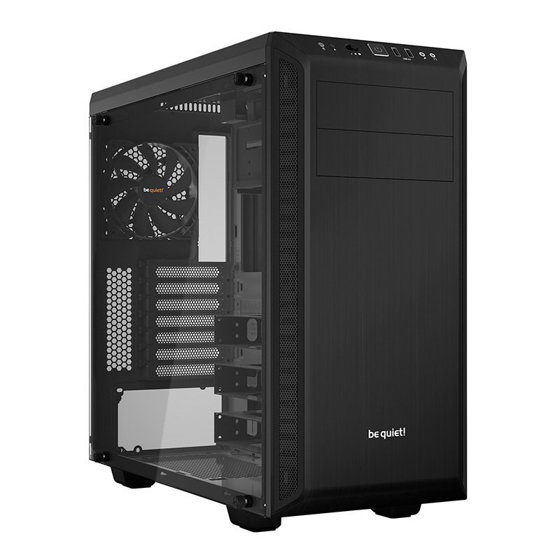 be quiet! PURE BASE 600 TG Mid Tower ATX Case - Black (BGW21)