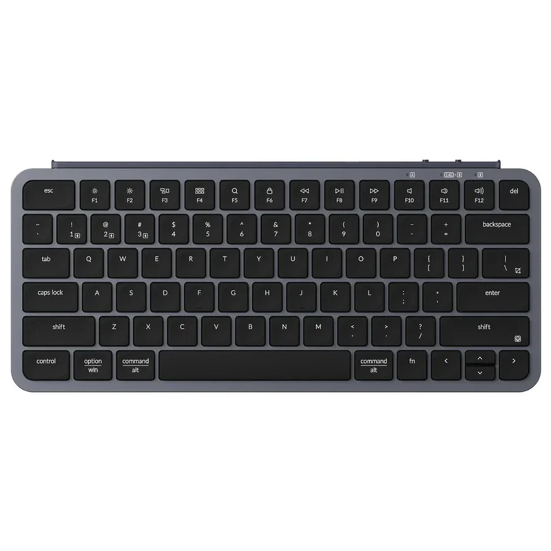 Keychron B1 Pro Ultra-Slim Lightweight Wireless Keyboard - Space Gray (KBKCB1PK1)