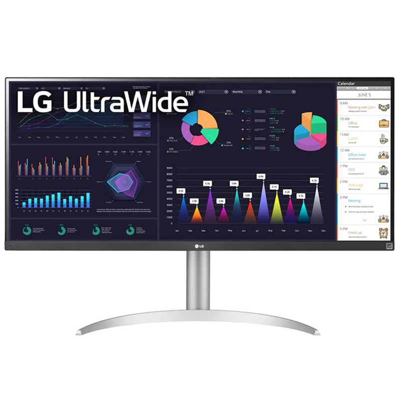 LG 34in FHD 100Hz VESA IPS USB Type-C FreeSync Monitor (34WQ650-W)