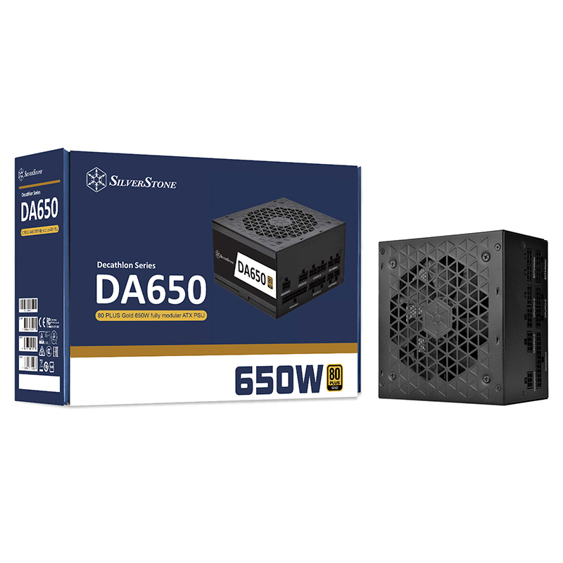 SilverStone 650W Decathlon DA650 80+ Gold Power Supply (SST-DA650-G)