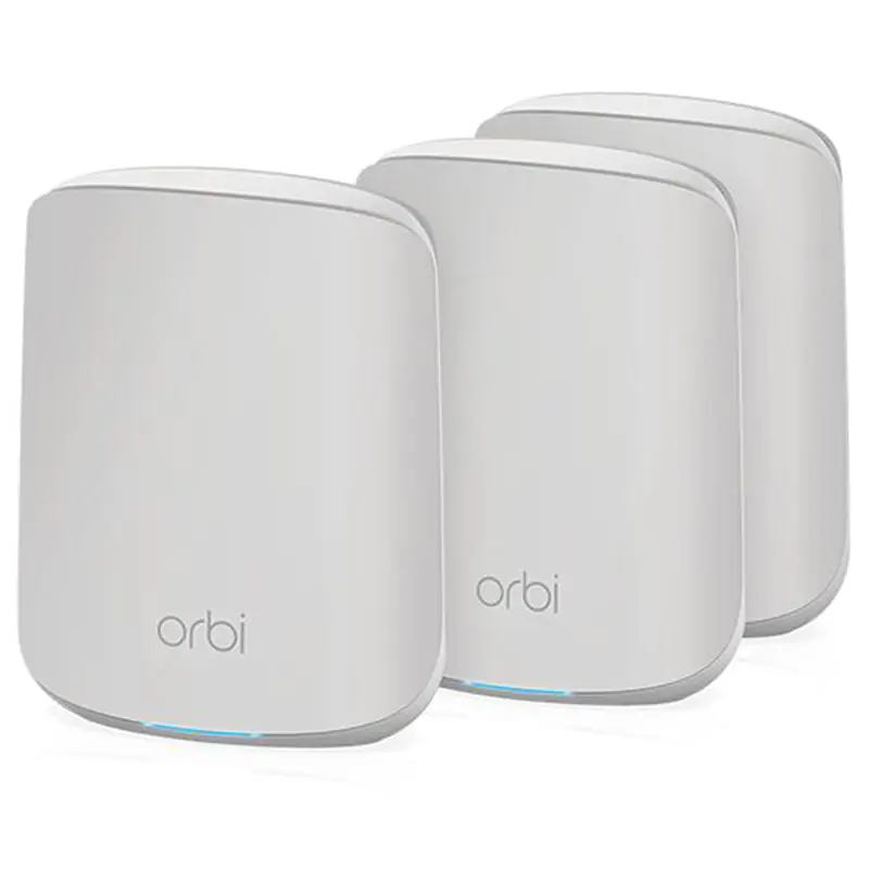 Netgear Orbi AX1800 Dual-Band WiFi 6 Mesh System - 3 Pack (RBK353-100AUS)