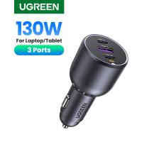 UGREEN 130W 3-Port Fast Car Charger