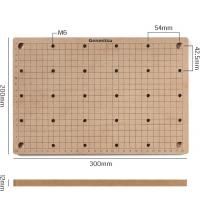 Laser-Engravers-Genmitsu-CNC-MDF-Grid-Spoilboard-for-3020-CNC-Router-Machine-Compatible-with-3020-PRO-Max-V2-300-x-200-x-12mm-M6-Holes-6mm-4