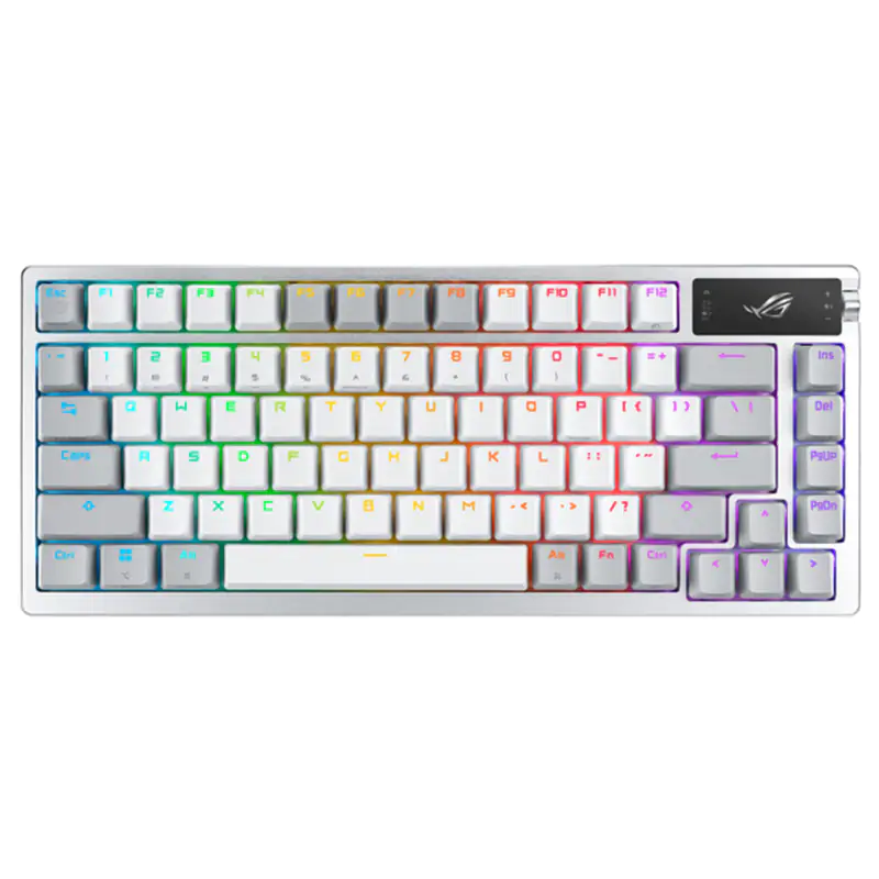 Asus ROG Azoth RGB White Wireless Mechanical Keyboard - Storm SW (ROG-AZOTH-WHITE-NX-STORM)