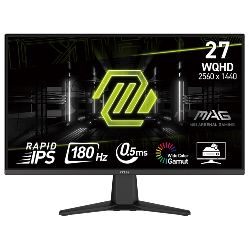 MSI MAG 27in WQHD Rapid IPS 180Hz Adaptive-Sync Gaming Monitor (MAG 275QF)