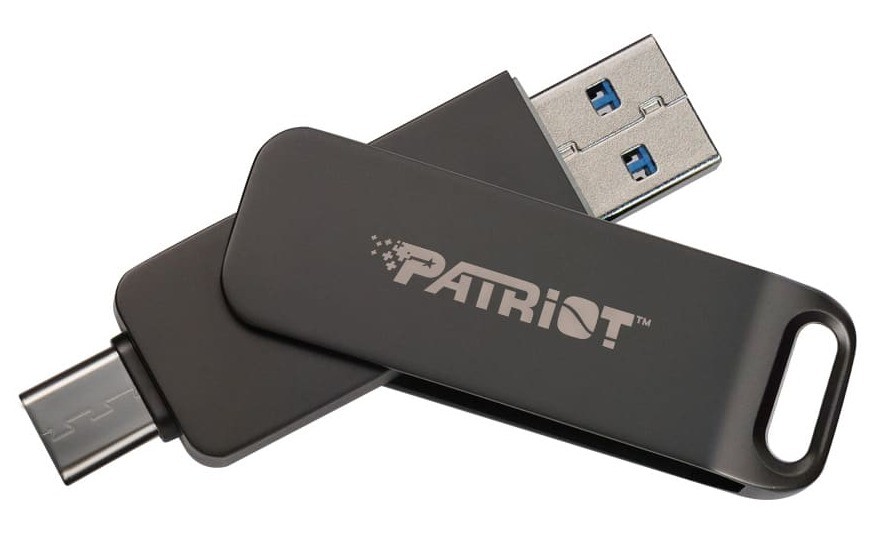 PATRIOT MEMORY Rage R550 32GB USB 3.2 GEN 1 Swing Type A+C 2-in-1 (PE32GR550DSAD)