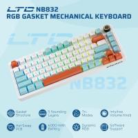 Gaming-Keyboards-LTC-Nimbleback-NB832-Wireless-BT5-0-2-4G-USB-C-Wired-Hot-Swappable-82-Keys-RGB-Gaming-Mechanical-Keyboard-Custom-Linear-Switch-Sunset-Ocean-White-5