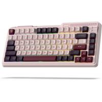 KZZI K75 Lite Wireless Wired Mechanical RGB Gaming Hot Swappable 3-Mode Keyboard Creamy Linear Switches, Compact 82 Keys