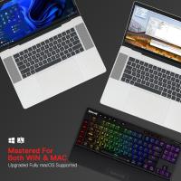 Keyboards-Redragon-K596-PRO-RGB-Mechanical-5-0-BT-2-4-Ghz-Wired-87-Keys-TKL-Wrist-Rest-Gaming-Keyboard-Red-Switches-9