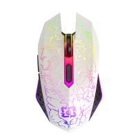  79060	Dual Mode Wireless Gaming Mouse 2.4G + Bluetooth RGB Colourful Lighting | 800-1200-1600DPI Adjustable Big Battery PC/Laptop/Tablet White