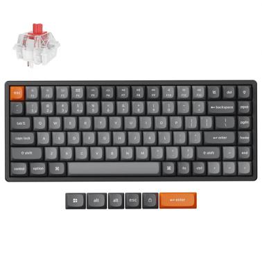 Keychron K2 Max QMK RGB Aluminium Frame Wireless Mechanical Gaming Keyboard - Red Switch (KBKCK2MJ1) - OPENED BOX 90037