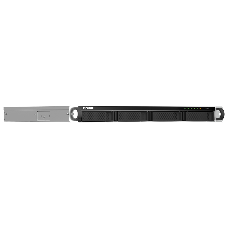 QNAP 1U 8GB RAM 4-Bay Celeron 4-Bays 3.5in SATA N5105/N5095 4 Core Rackmount NAS (TS-464U-8G)