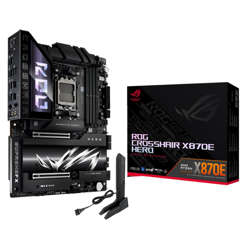 Asus ROG CrossHair X870E Hero AM5 ATX Motherboard (ROG CROSSHAIR X870E HERO)