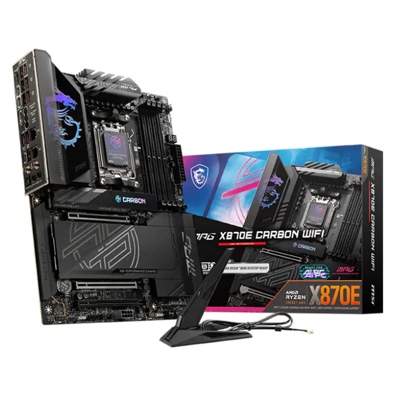 MSI MPG X870E Carbon WiFi AM5 ATX Motherboard (MPG X870E CARBON