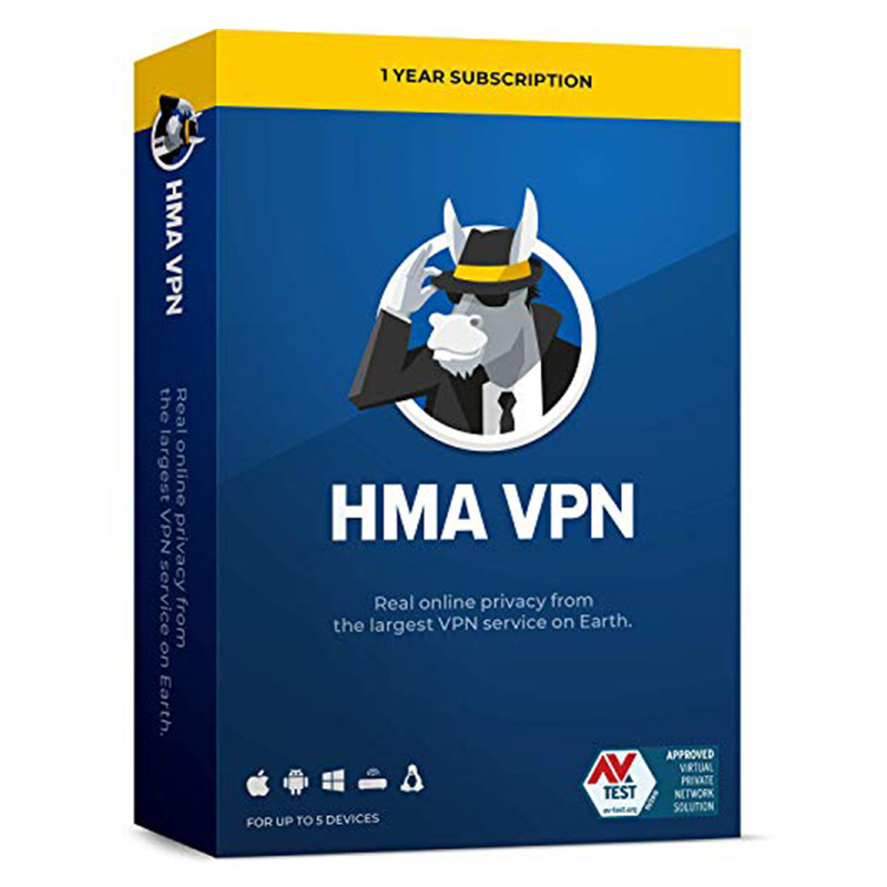 AVG Hide My Ass Pro VPN 5 Devices - 1 Year ESD (21448282)