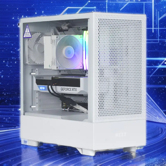 ApexDominus G7 Core Intel i7 13700K GeForce RTX 4070 TI Gaming PC - White 55206