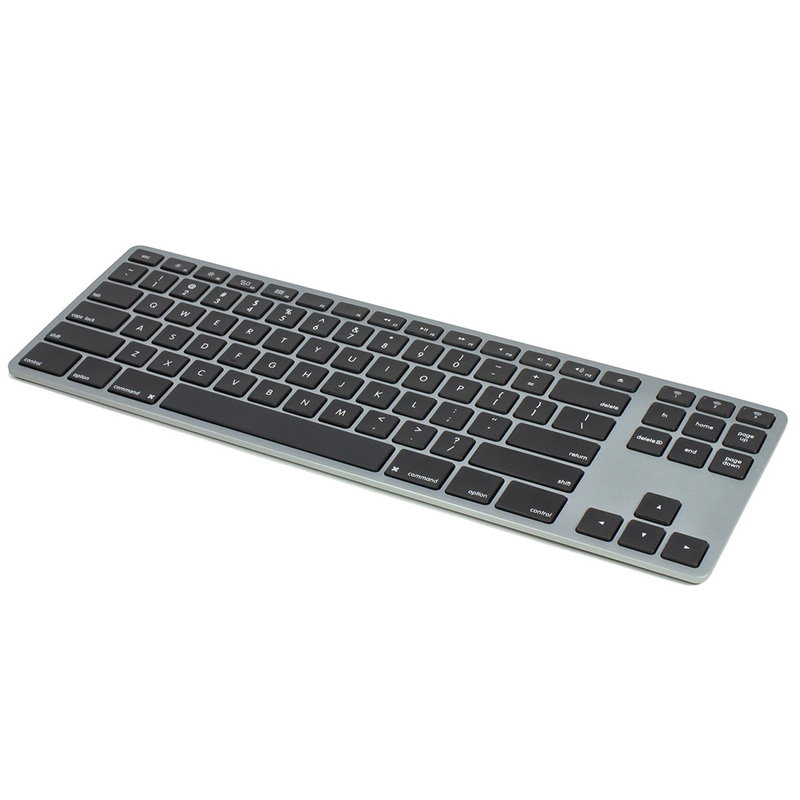 Matias Wireless Aluminum Tenkeyless Keyboard - Space Grey (FK408BTB)