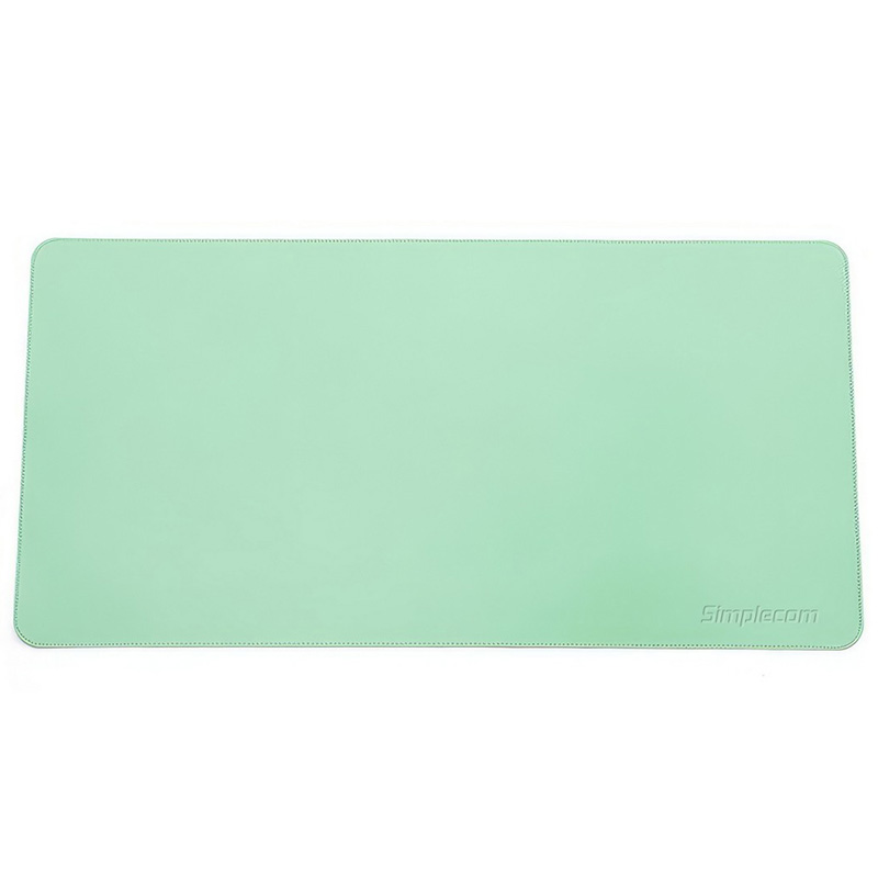 Simplecom MA084 Non-Slip PU Leather Desk Mouse Pad - Green (MA084-GN)