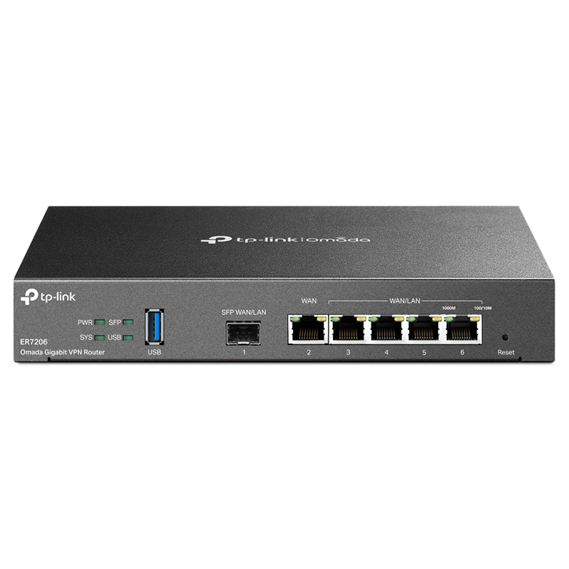 TP-Link SafeStream Gigabit Multi-WAN VPN Router (ER7206 v2)