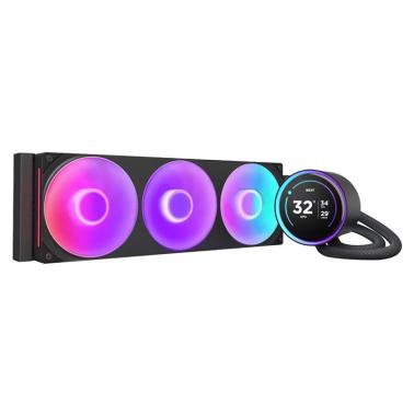 NZXT Kraken Elite 360 RGB 360mm AIO Liquid Cooler with LCD - Black (RL-KR36E-B2) - OPENED BOX 86763