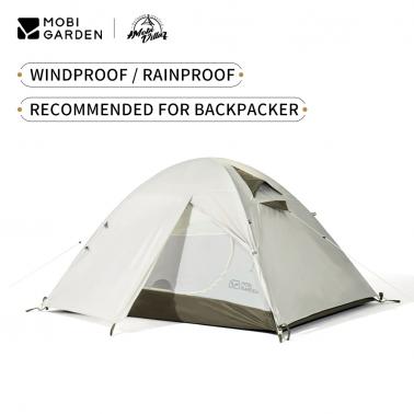 MOBI GARDEN Cold Mountain 4 Tent, Suitable for 1-4 People - White - OPENED BOX 90113