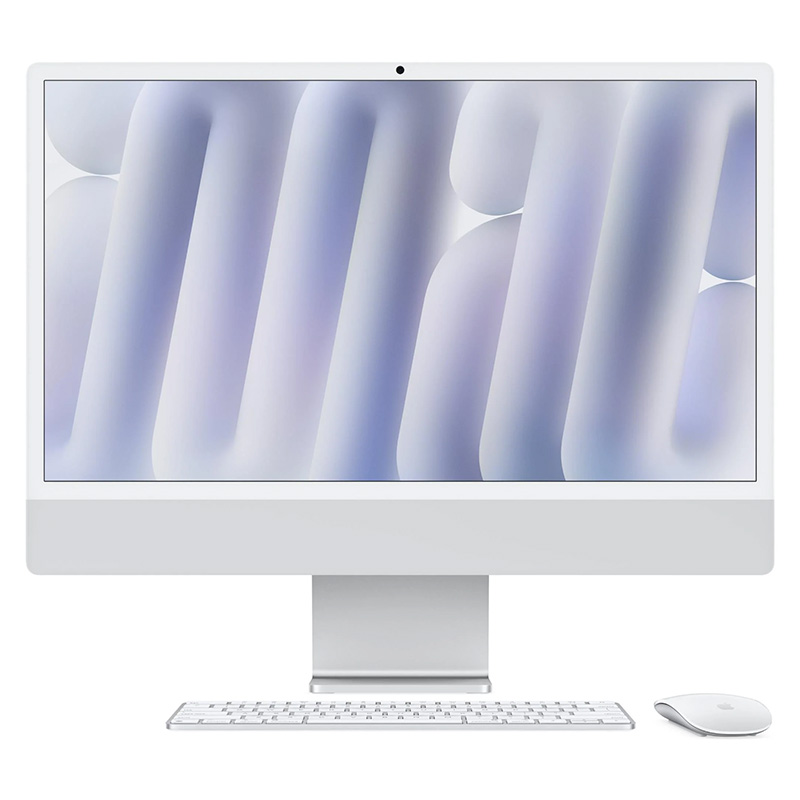 Apple 24in iMac - Retina 4.5K M4 10-core CPU / 10-core GPU 256GB SSD 16GB RAM - Silver (MD3H4X/A)