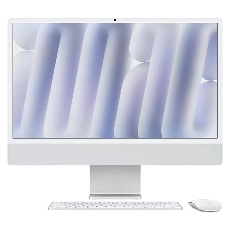 Apple 24in iMac - Retina 4.5K M4 10-core CPU / 10-core GPU 256GB SSD 16GB RAM - Silver (MD3H4X/A)