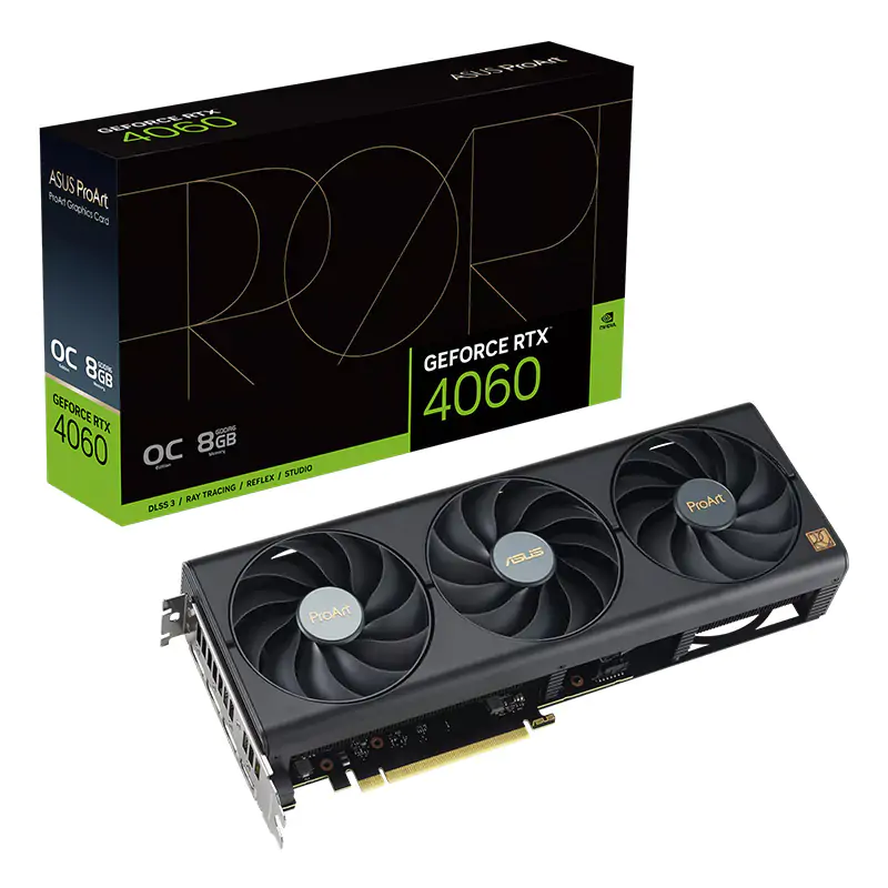Asus ProArt GeForce RTX 4060 OC 8G Graphics Card (PROART-RTX4060
