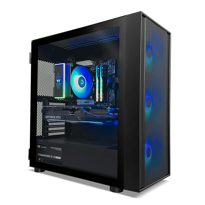 Thermaltake Infinity Pro Ryzen 5 7500F RTX 4070 Super 1TB SSD 32GB RAM W11H Gaming Desktop PC - Black (CA-4J2-00D1WA-A2)