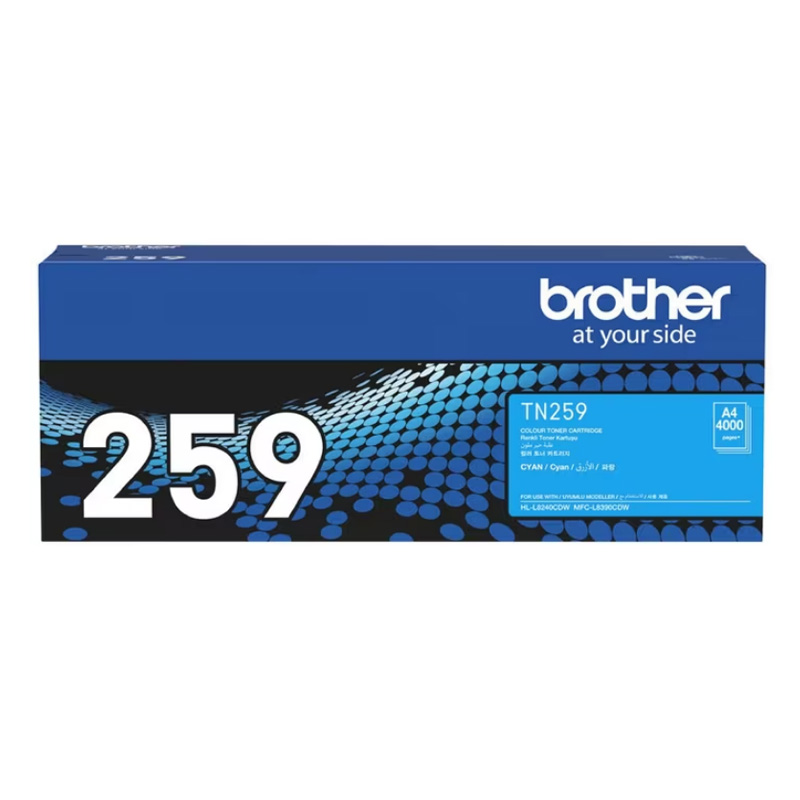 Brother Cyan Super High Yield Toner Cartridge for MFC-L8390CDW and HL-L8240CDW (TN-259C)