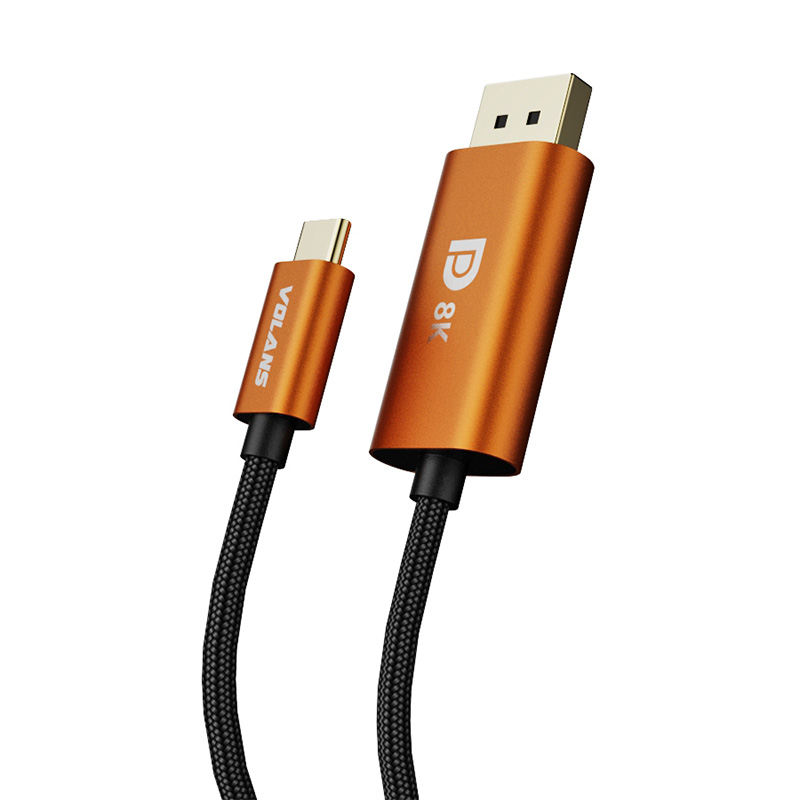 Volans Ultra 8K USB-C to V1.4 DisplayPort Cable - 3m (VL-CD83)