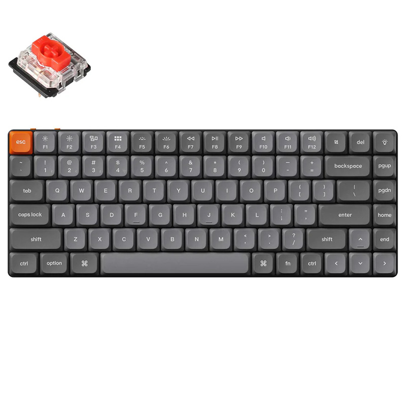 Keychron K3 Max RGB Custom Wireless Mechanical Keyboard - Red Switch (KBKCK3MH1)