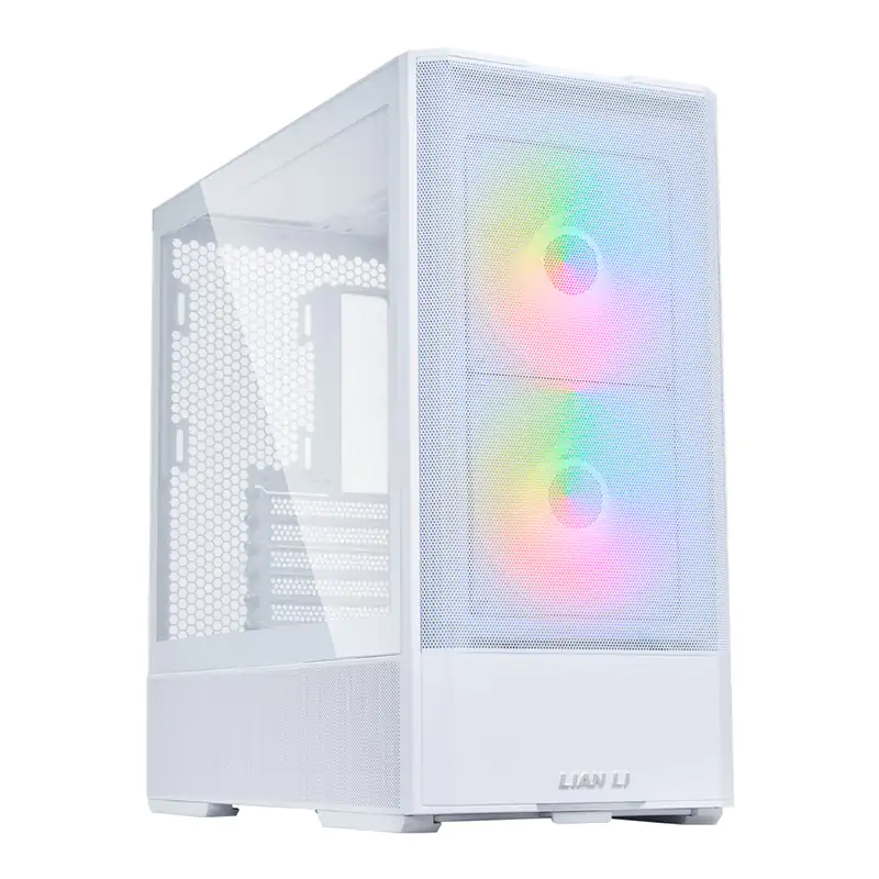 Lian Li LanCool 207RW TG ARGB Mid Tower ATX Case White (PC