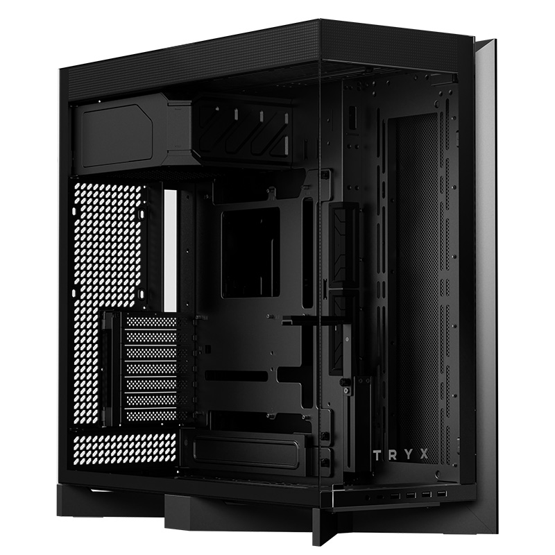 TRYX LUCA L70 Mid Tower E-ATX Case - Black (C-L700N-NN0H-G0K)