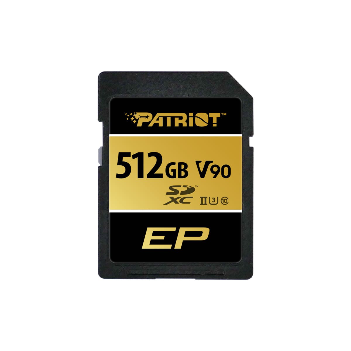 PATRIOT MEMORY V90 SDXC UHS-II U3 Class 10 SD Card - PEF512GEP92SDX Supports 4K/8K Ultra-HD Video